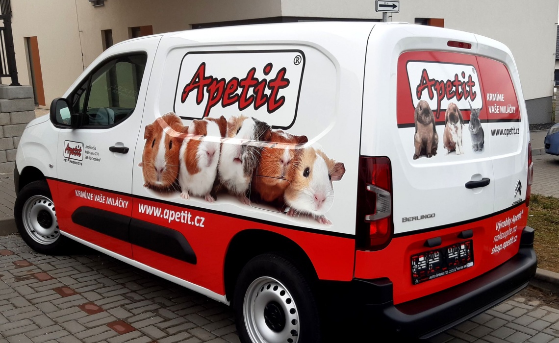 Polep vozu - litá fólie